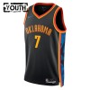 Dres Oklahoma City Thunder Chet Holmgren Nike 2024-25 City Edition Crno Swingman - Dječji